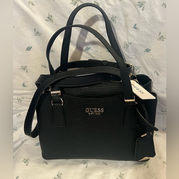 Guess Lyndi Small Triple Compartment Girlfriend Satchel - Picture 3 of 7